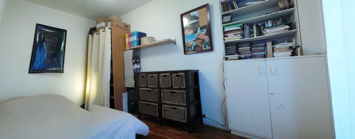 Panoramique chambre appartement Bastille à vendre